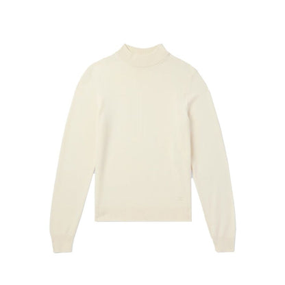 White Elastane Sweatshirt