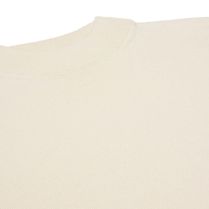 White Elastane Sweatshirt