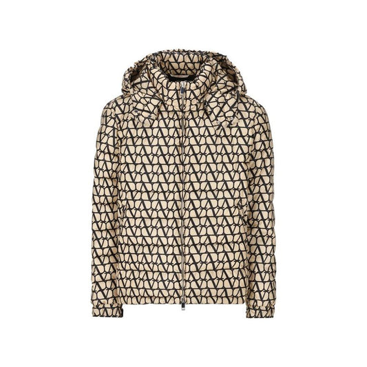 Beige Polyamide Coat