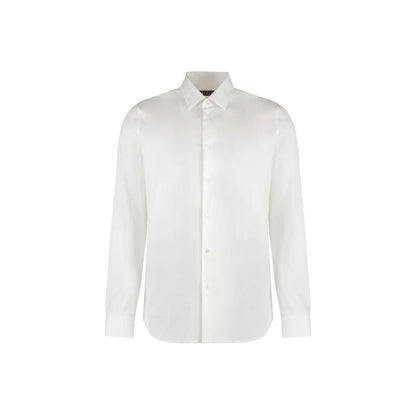 White Cotton Dress Shirt