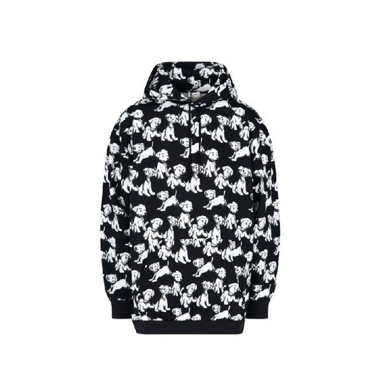 Black Cotton Sweatshirt