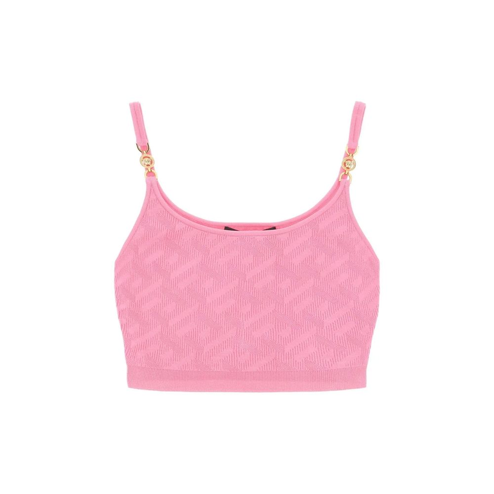 Multicolor Elastane Tank Tops