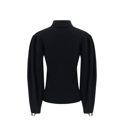 Black Polyamide Sweatshirt