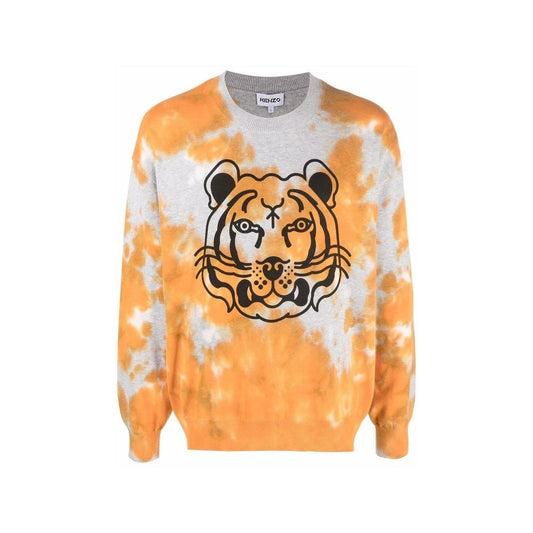Orange Cotton Sweatshirt