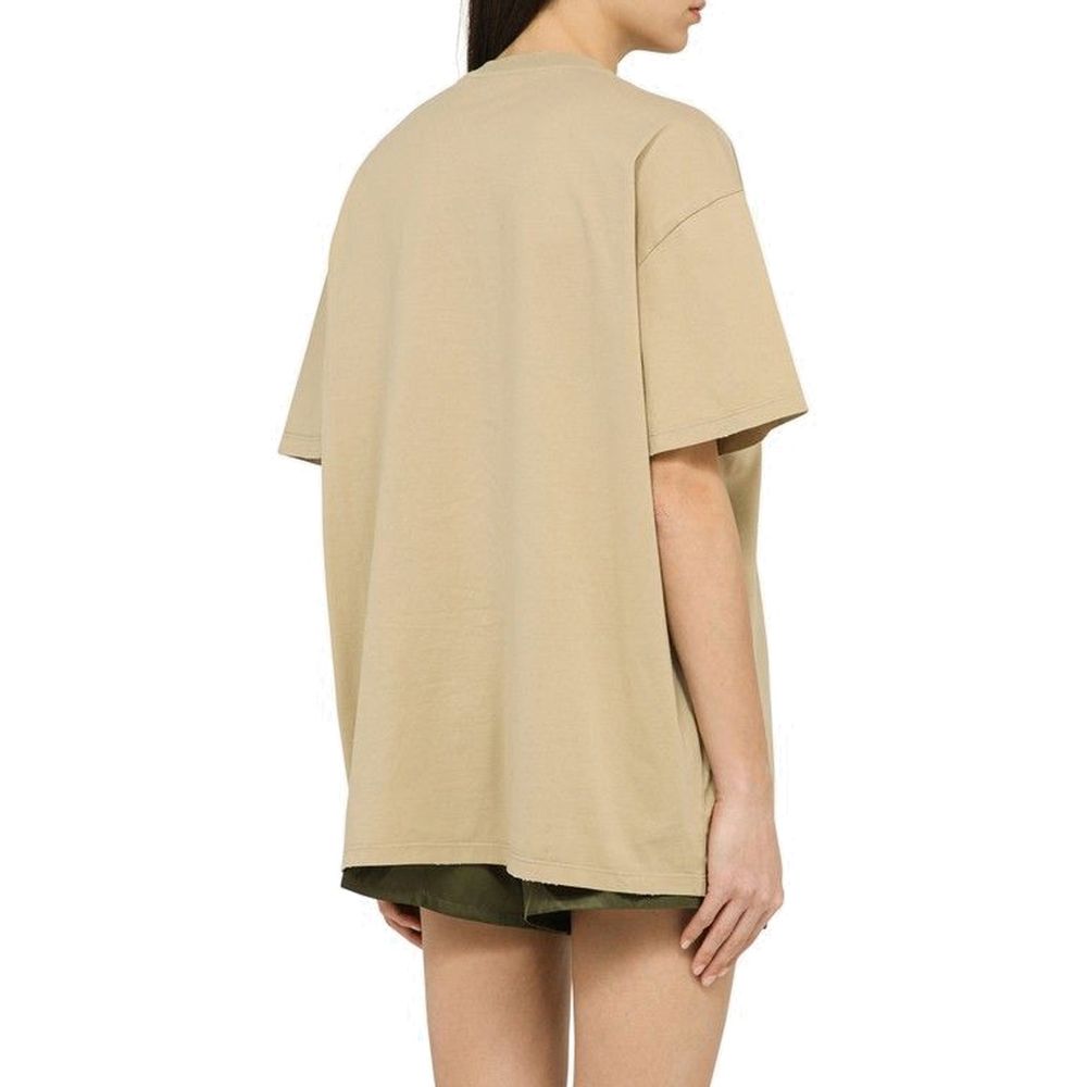 Beige Cotton Sportswear