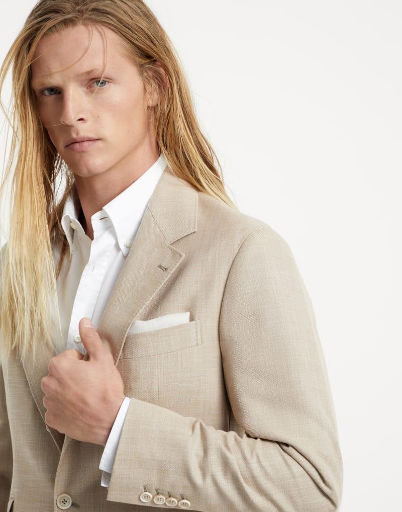 Bicolor Cotton Blazer