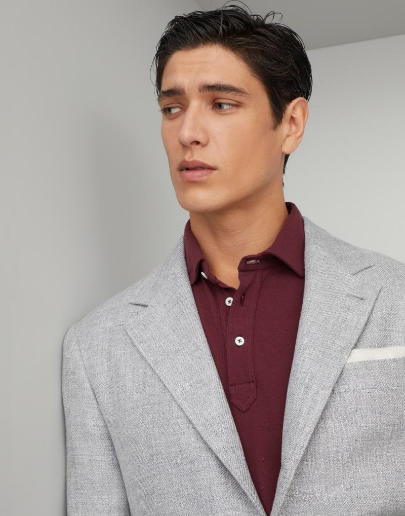Gray Linen Blazer