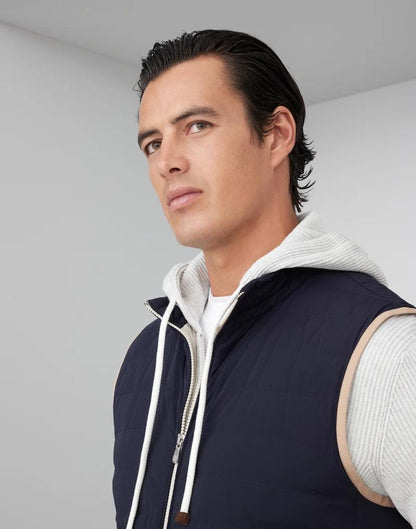 Multicolor Polyamide Sleveless Jacket