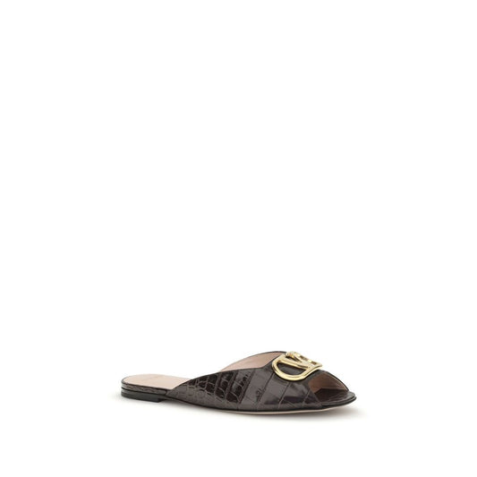Brown Calf Leather Bos Taurus Sandals
