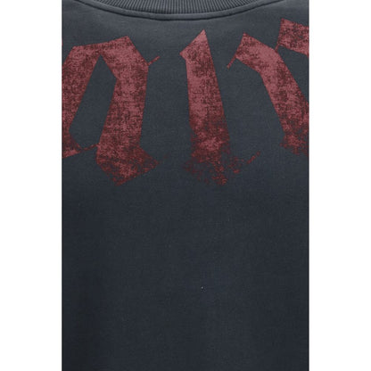 Black Cotton Sweatshirt