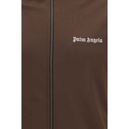 Brown Polyester Shell Jacket