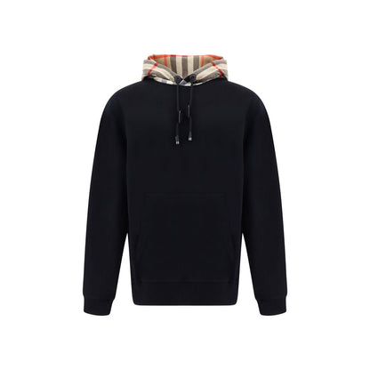 Black Cotton Sweatshirt