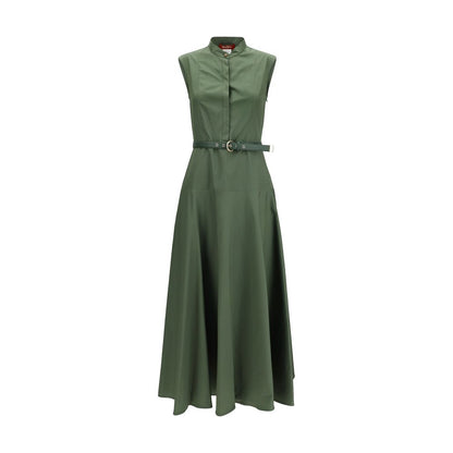 Bicolor Cotton Casual Dress