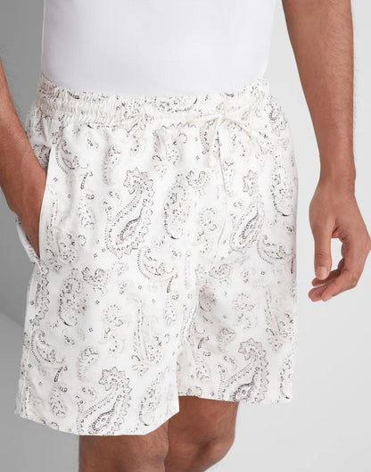 Bicolor Polyester Shorts