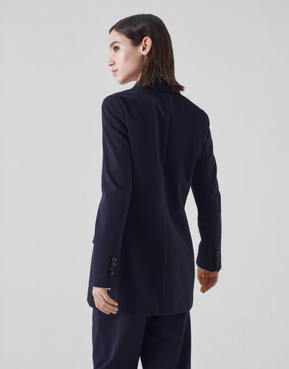 Blue Cotton Blazer