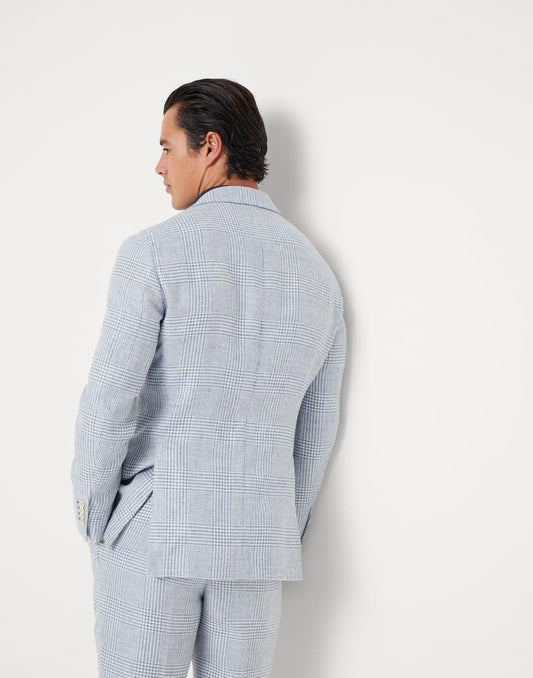Light Blue Linen Blazer