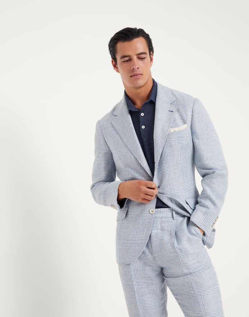 Light Blue Linen Blazer