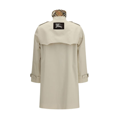 Beige Cotton Trench Coat