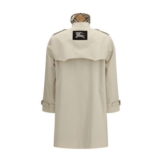 Beige Cotton Trench Coat