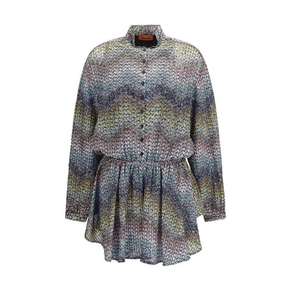 Multicolor Viscose Casual Dress