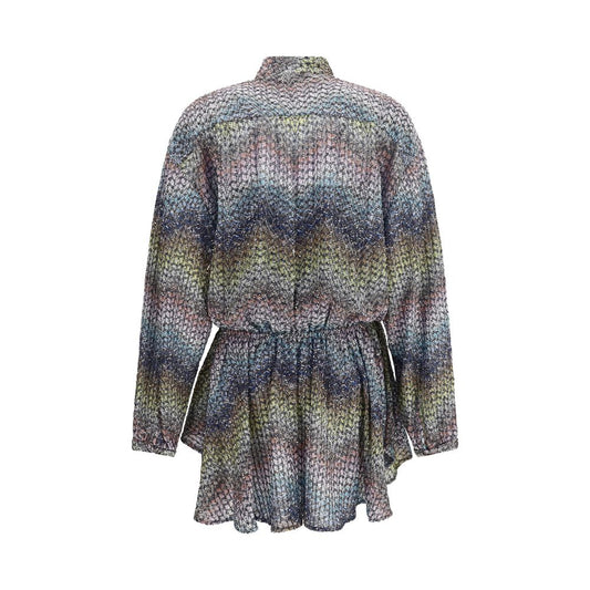 Multicolor Viscose Casual Dress