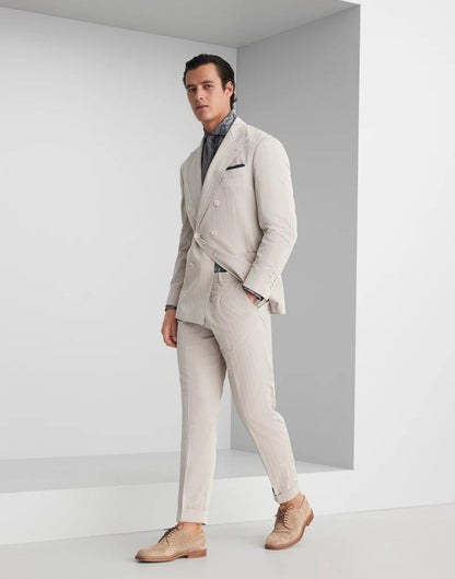 Gray Cotton Pattern Shirt