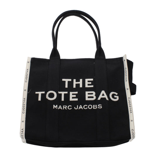 Black Fabric Shoulder Bag