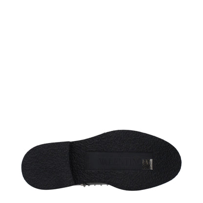 Black Leather Oxfords And Derbies