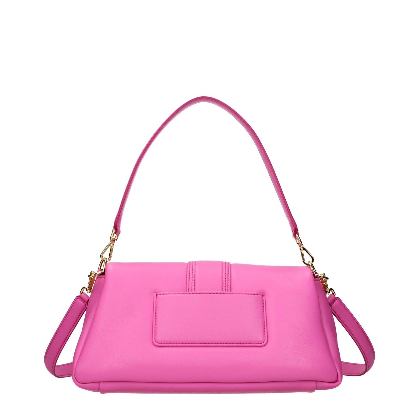 Pink Leather Shoulder Bag