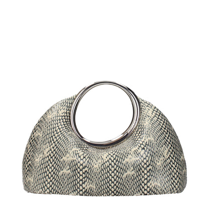 Beige Leather Handbag
