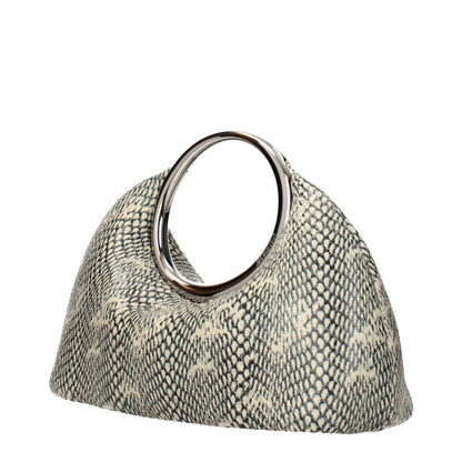 Beige Leather Handbag