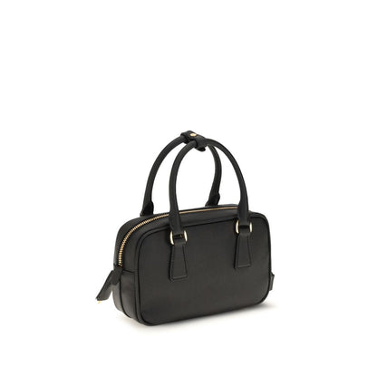 Black Calf Leather Bos Taurus Handbag