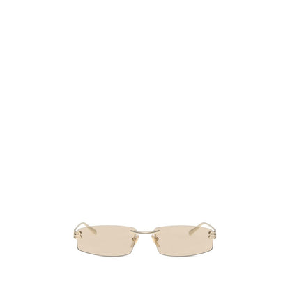 Beige Metal Sunglasses