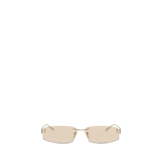 Beige Metal Sunglasses