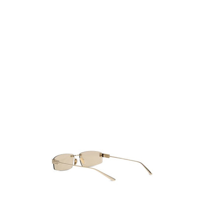 Beige Metal Sunglasses