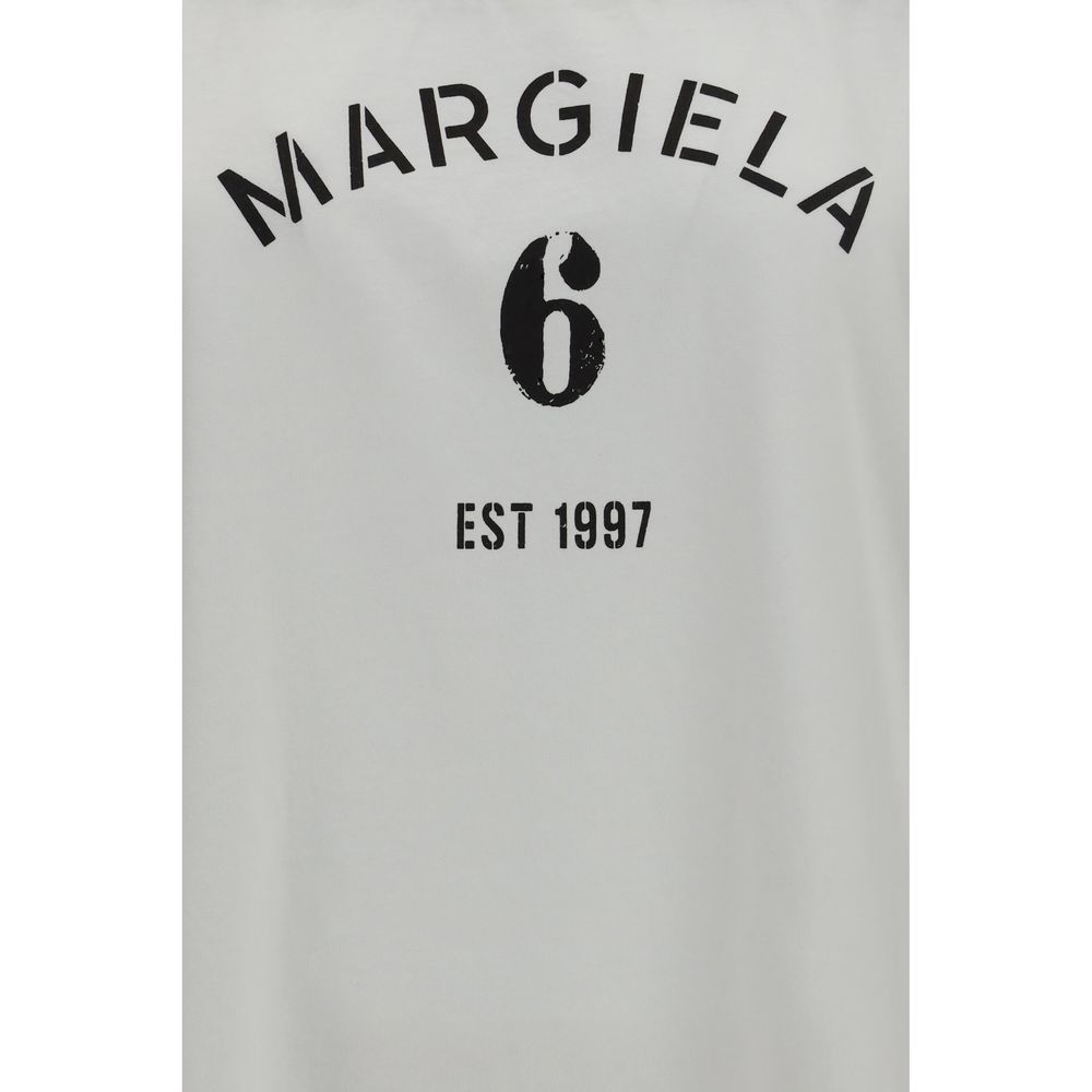 White Cotton Long Sleeve T-Shirt