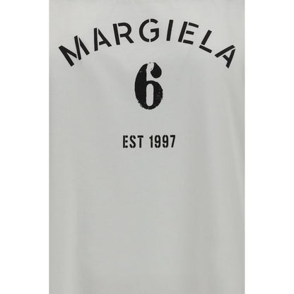 White Cotton Long Sleeve T-Shirt