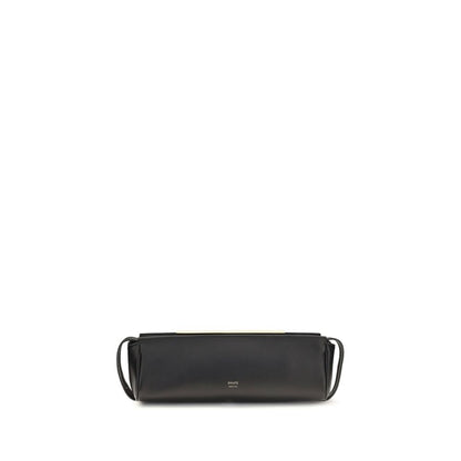 Black Calf Leather Bos Taurus Clutch Bag