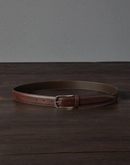 Brown Leather Regular Belt