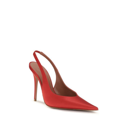 Multicolor Silk High Heel Pumps