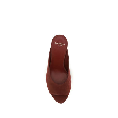 Bordeaux Goatskin Mules