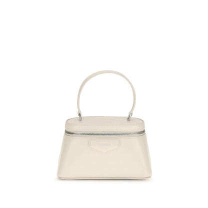 Beige Calf Leather Bos Taurus Handbag