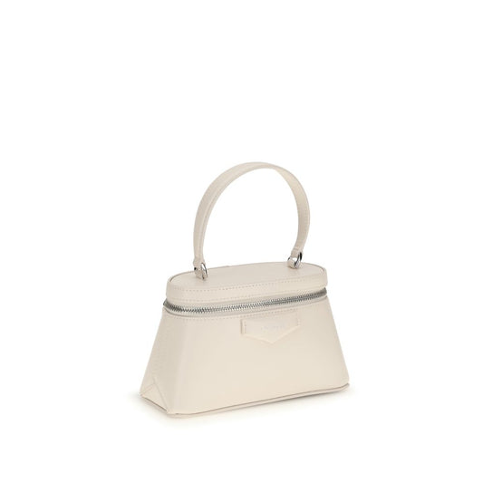 Beige Calf Leather Bos Taurus Handbag