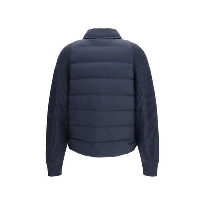 Blue Polyester Jacket