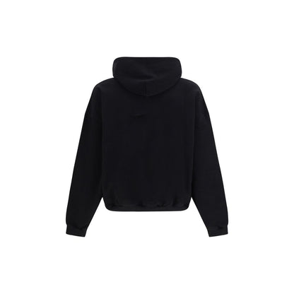 Black Cotton Sweatshirt
