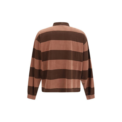 Brown Cotton Polo Shirt