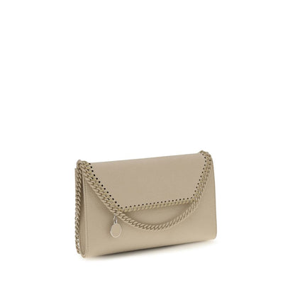 Beige Polyester Shoulder Bag