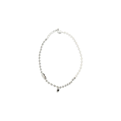 White Brass Necklace