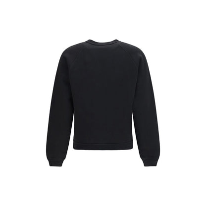 Black Cotton Sweatshirt