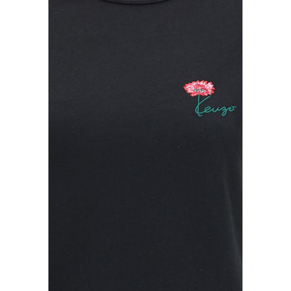 Black Cotton T-Shirt